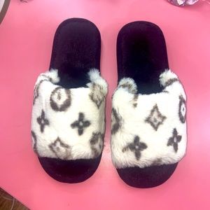 Faux Fur Slippers